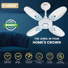 Stardom EAGLE ULTRA HIGH SPEED 24 INCH with 24 Months Warranty Ultra High Speed 600 mm Ceiling Fan