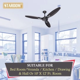 Stardom RACER ULTRA HIGH SPEED WITH UNIQUE LOOK with 24 Months Warranty Anti Dust 1200 mm Ceiling Fan