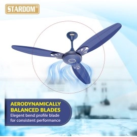Stardom RACER ULTRA HIGH SPEED WITH UNIQUE LOOK with 24 Months Warranty Anti Dust 1200 mm Ceiling Fan