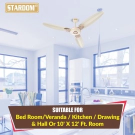 Stardom RACER ULTRA HIGH SPEED WITH UNIQUE LOOK with 24 Months Warranty Anti Dust 1200 mm Ceiling Fan
